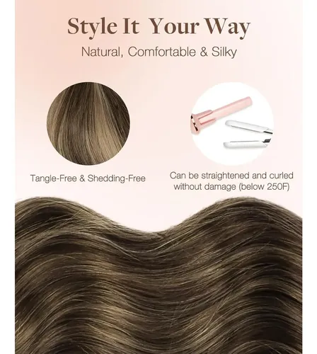 Extensiones De Cabello Con Cinta Invisi Edge Goo Goo 16 In