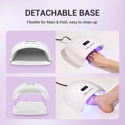 Lámpara Uv Led Melodysusie 54w Para Uñas Con Pantalla Lcd