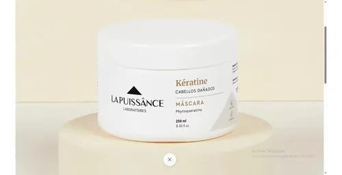 Máscara Capilar La Puissance Keratina Anti Frizz Pelo 250ml