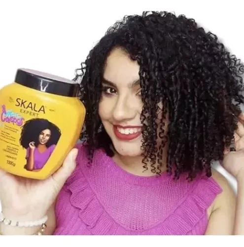 Máscara Skala Mais Crespos 2 en 1 Para Cabello Rizado y Ondulado de 1 kg
