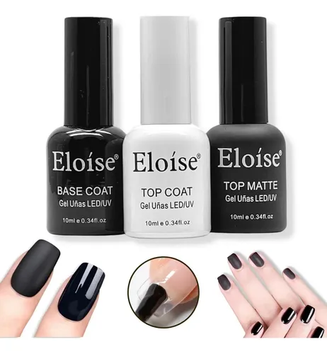 Top Coat Y Base Coat Matte Eloise Semipermanent Esmalte 10ml