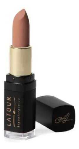 Labial Lapiz Velvet Andre Latour Labios Hipoalergénico Color Nude Marrón
