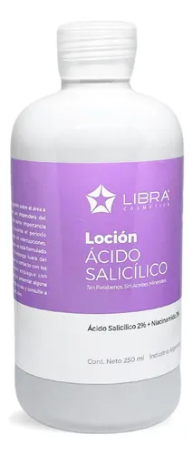 Locion Facial Piel Grasa Ácido Salicílico 250ml Libra