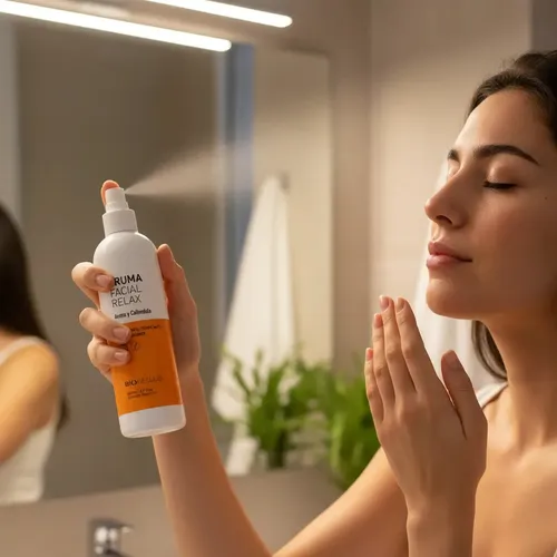 Kit Biobellus Gel Limpieza Facial + Bruma Relax + Suero Niacinamida Rostro