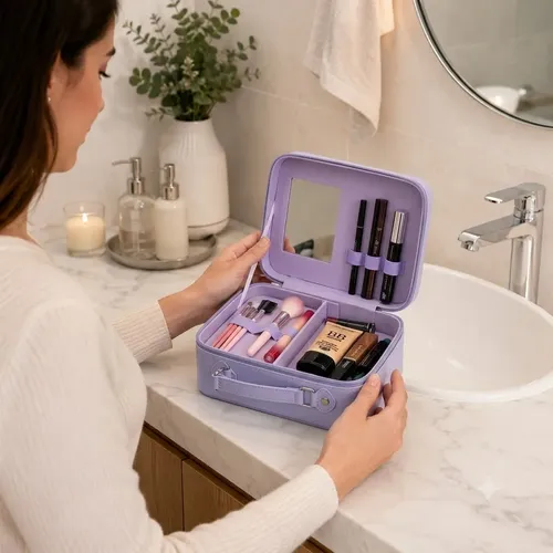 Bolso Organizador Cosmeticos Baño Neceser Maquillaje Maletin