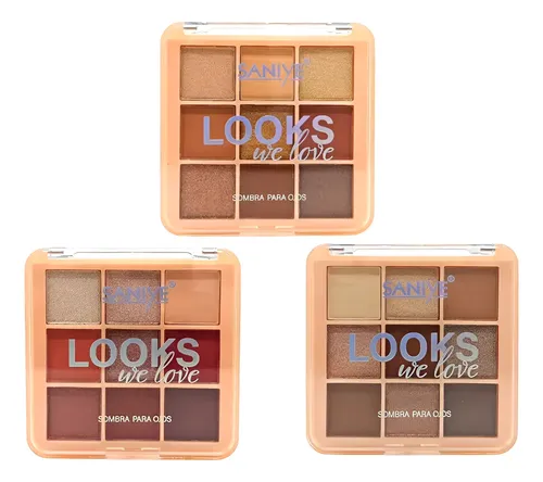 Paleta Sombras Saniye Looks We Love 9 Tonos Pocket