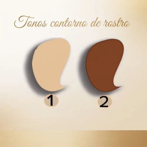 Set Maquillaje Bronzer Y Contorno De Rostro Define Y Esculpe