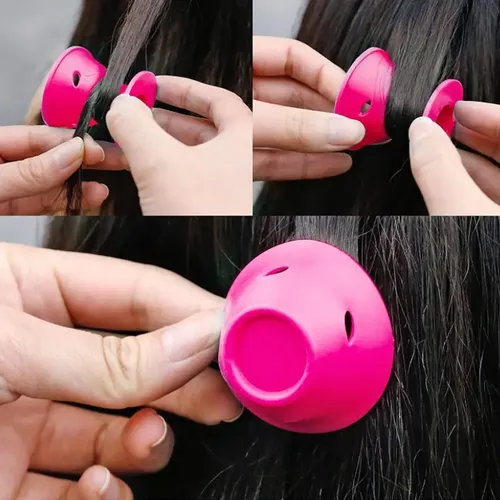 40 Rulos De Cabello Mágicos, 20 Silicona Grande