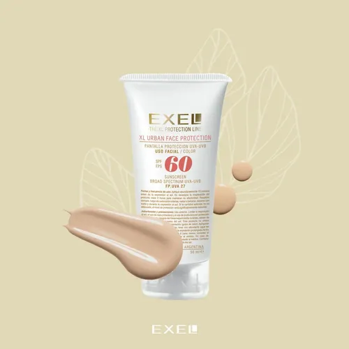 Protector Solar Exel Face Protection Con Color FPS 60 50ml