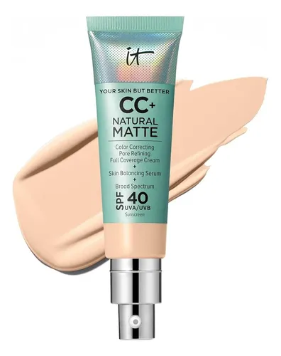 Base Cc It Cosmetics Natural Matte Spf 40 1.08 Oz