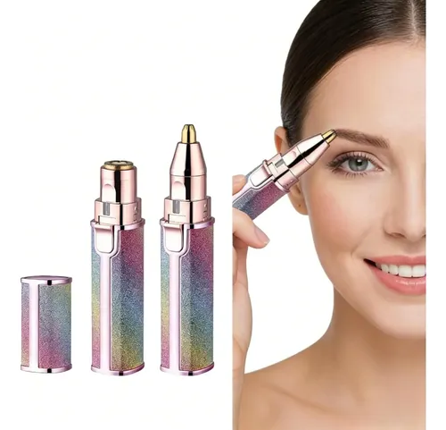 Depiladora Facial Recargable 2 En 1 Mujer Piel Sensible