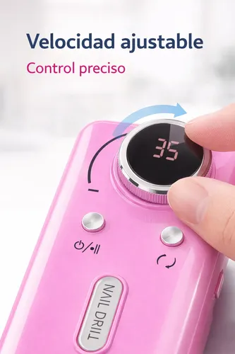 Torno Eléctrico Para Uñas Manicura Pedicura Profesional Usb