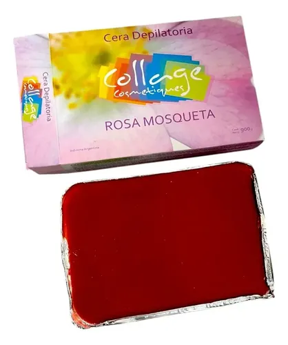 Cera Depilatoria Profesional Rosa Mosqueta 6u Collage 900 Gr