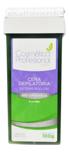 Cera Depilatoria Roll-on Alta Adherencia Cosmetica Prof 100g