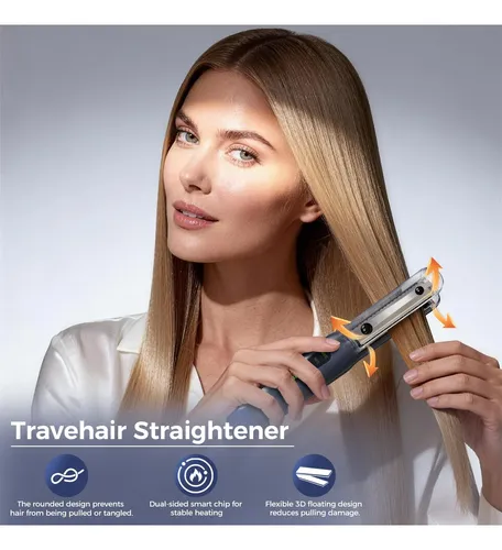 Plancha De Pelo Notany Inalámbrica 2 En 1 De Titanio Usb-c