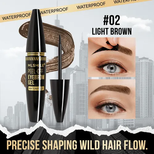 Kit 3 Gel Cejas Peel Off Duración Larga E Impermeable