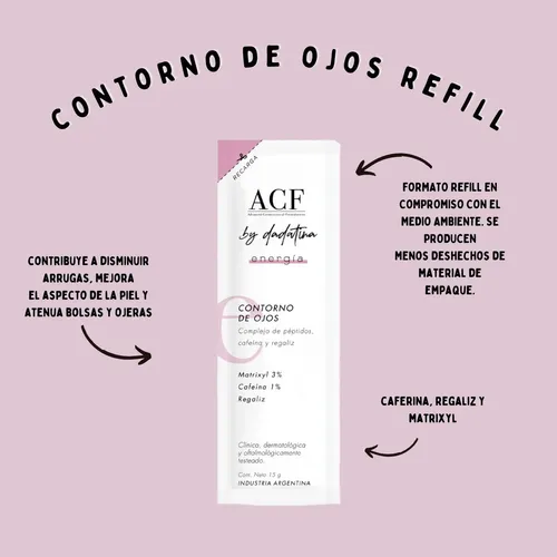 Recarga Crema Contorno De Ojos Acf By Dadatina Tipo De Piel