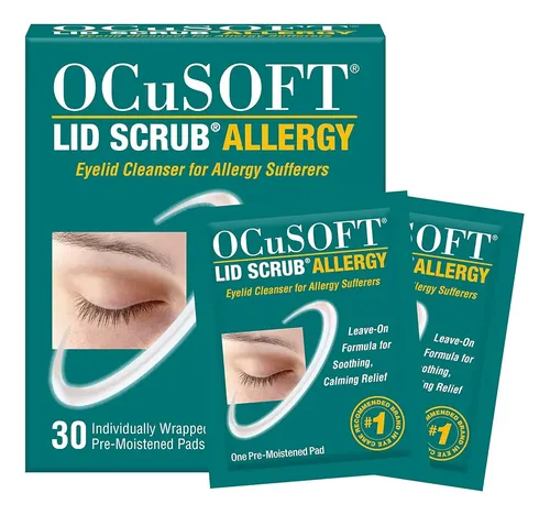 Almohadillas Limpiadoras De Párpados Ocusoft Lid Scrub Para