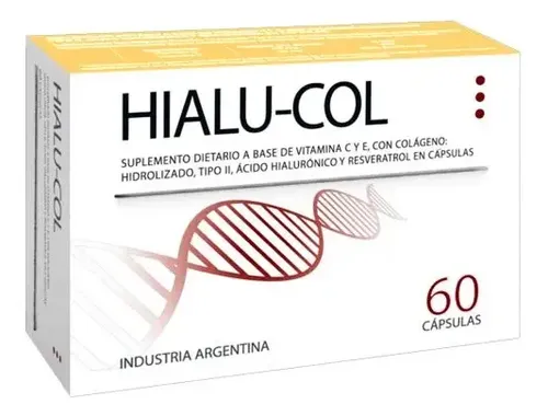 Hialu-col Colágeno Huesos Y Articulaciones X 60 Cáp.