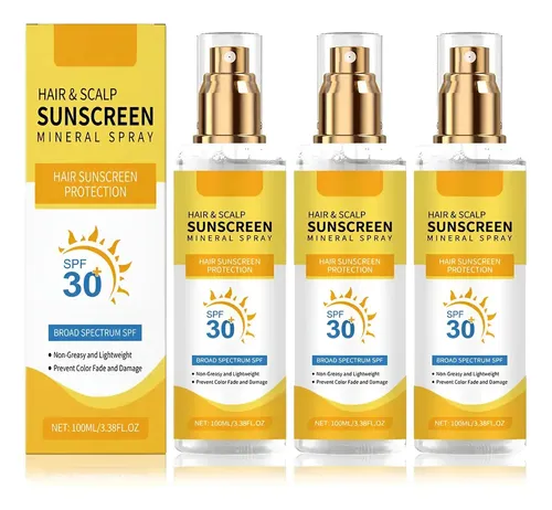 1pcsspray Protector Solar Para Cabello Y Cuero Cabelludo Spf