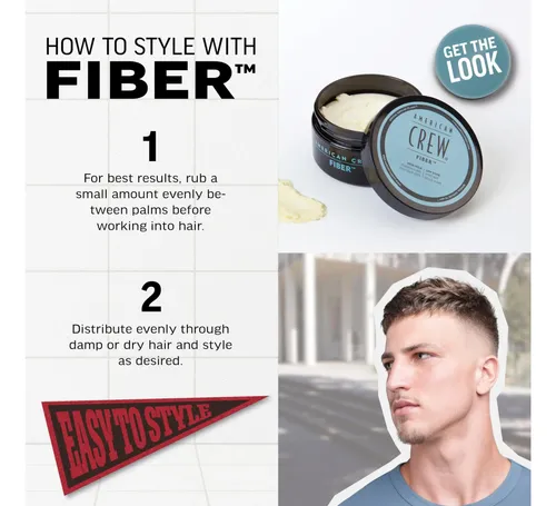 American Crew Fibra Capilar Para Hombre, Como Gel De Peinado