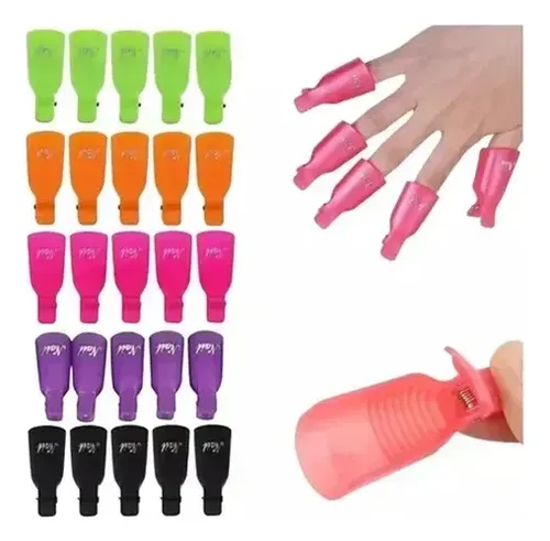 Kit Removedor De Esmalte Semipermanente Uñas Gel Uv Completo
