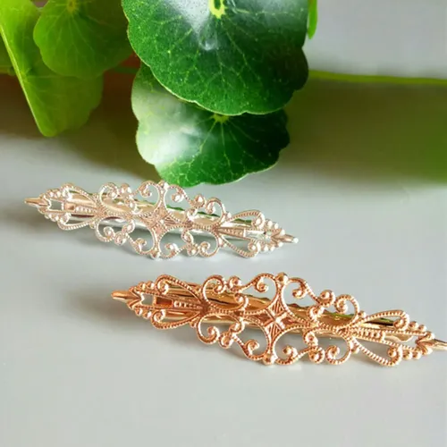 50 Broches Vintage Para El Pelo Con Hojas Y Flores