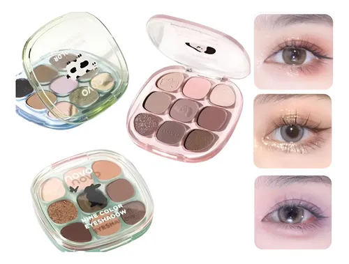 Paleta X9 Sombras De Ojos Animalitos Cute Novo