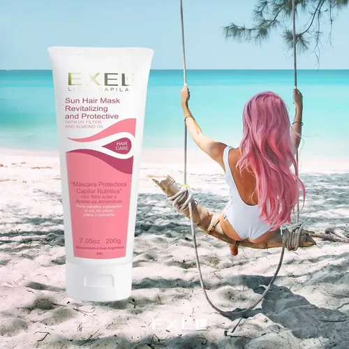Máscara Protectora Capilar Nutritiva Sin Enjuague Exel 200 G