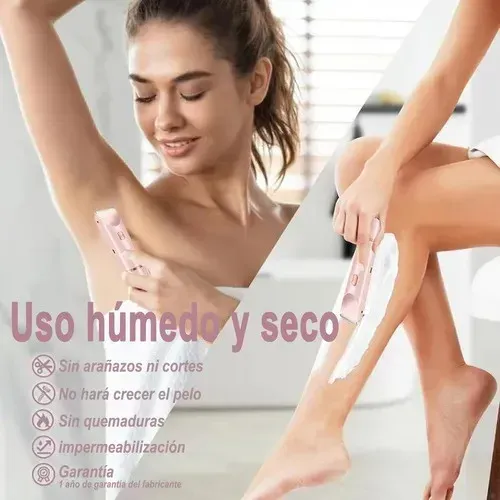 Depiladora De Bikini Para Mujer Electrica Doble Cabeza 2in1