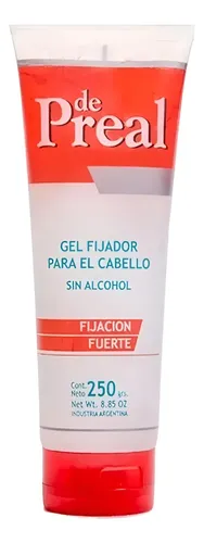 De Preal Gel Fijación Fuerte Pomo X 250g Sin Alcohol