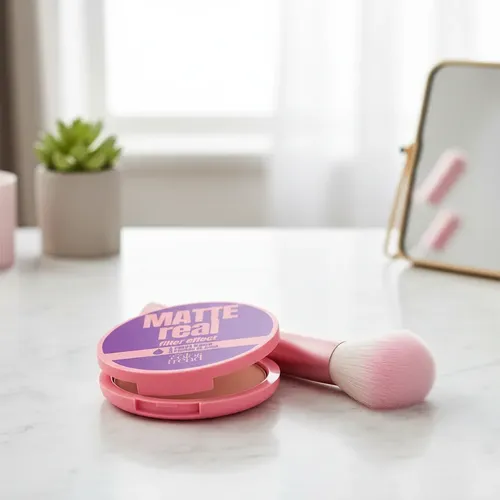 Avon Color Trend Matte Real Polvo Compacto A Prueba De Agua