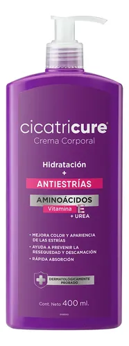 Cicatricure Crema Antiestrias Hidratación Intensiva 400ml