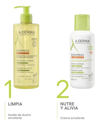 Aderma Exomega Control Aceite Limpiador Emoliente 500ml