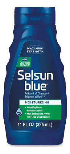 Champú Selsun Blue Hidratante Con Aloe 325 Ml