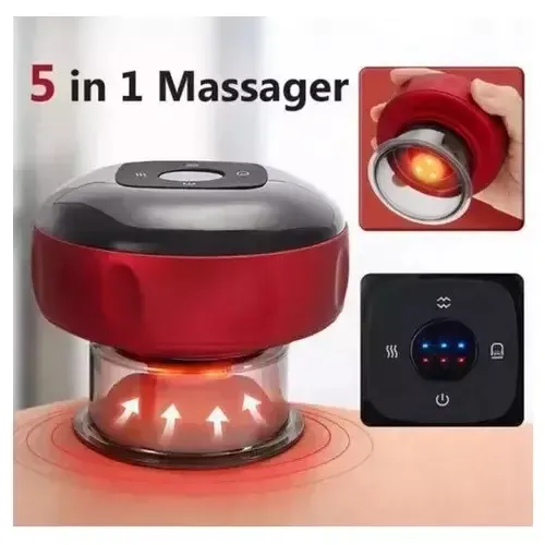 Masajeador Eléctrico Gua Sha Con Usb Ventosa China Cupping