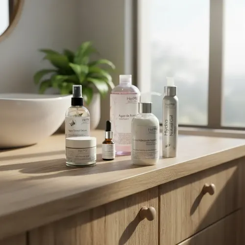 Set Skincare Deluxe- Brumas+serum+exfoliante+crema+gel