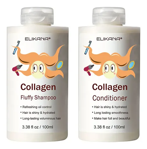 Set Shampoo Y Acondicionador Colágeno Elikana