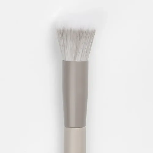 Brocha De Maquillaje P/ Base Y Polvo Makeup Brush City Girl Color Gris