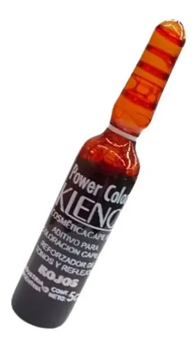 Ampolla Power Color Kleno Potenciador De Tonos Rojos X 3