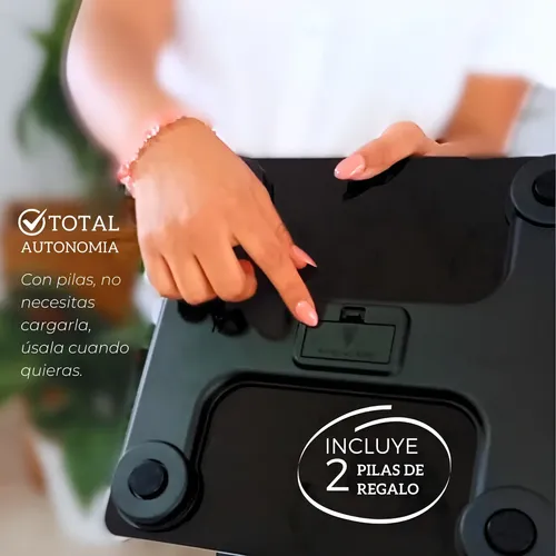 Balanza De Baño Digital Inteligente Bluetooth 180kg Negro