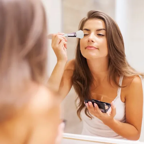 Doble Cabezal De Maquillaje 2 En 1
