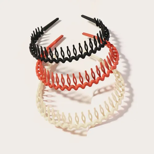 Coleteros De Plástico Con Dientes, Paquete De 10, Diademas