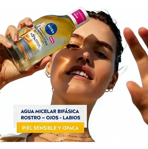 Nivea Agua Micelar Bifásica Iluminadora 400ml