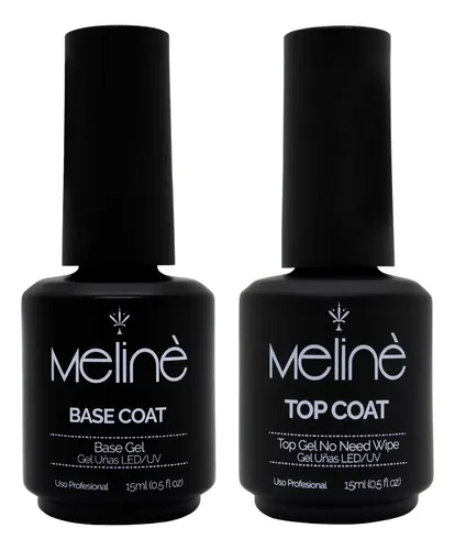 Meliné Kit Francesita Via Lactea Blanco Base Top Coat 3c