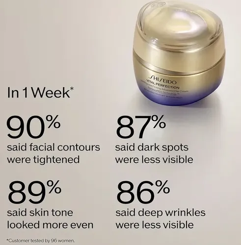 Shiseido – Vital Perfection Uplifting & Firm Cream Soft 50ml Todo Tipo De Piel Día/noche