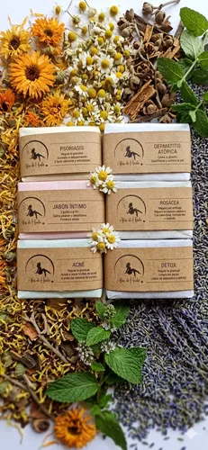 Jabón Artesanal Alas De Hada Higiene Íntima Calendula 2x100g