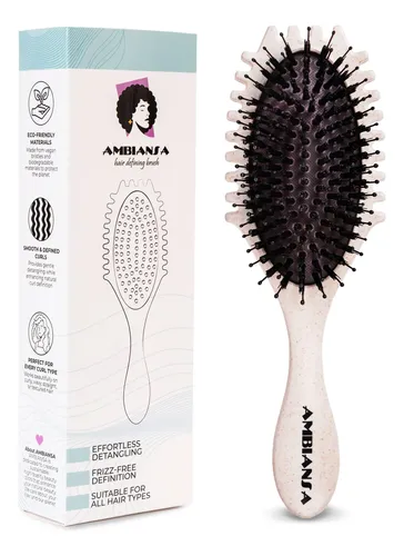 Cepillo Para El Cabello Ambiansa Con Cerdas Veganas De Jabal