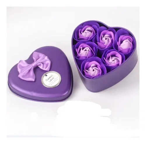 Jabón Corporal De Baño Creative Con Aroma A Corazón Y Rosa W