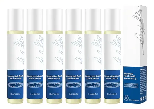 6 Piezas Anticaída Bodywise Roll-on Follics Growth